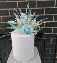 Load image into Gallery viewer, Mint colour cake topper cake decoration