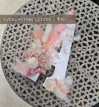 Load image into Gallery viewer, Everlasting flowers letter A