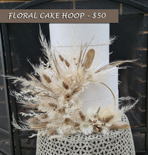 Load image into Gallery viewer, Larger cake hoop in neutral & champagne gold