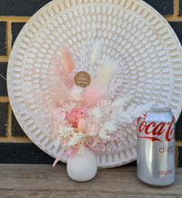 Load image into Gallery viewer, Peach/pink mini preserved rose with free bag & tag