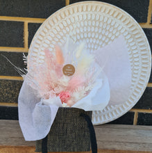 Load image into Gallery viewer, Peach/pink mini preserved rose with free bag & tag