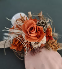 Load image into Gallery viewer, Order AL - 3 x preserved flowers rustic corsages
