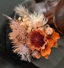 Load image into Gallery viewer, Rustic everlasting flowers buttonhole – Wedding groom, school prom
