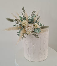 Load image into Gallery viewer, Everlasting flowers cake topper - Sage &amp; neutral
