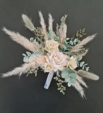 Load image into Gallery viewer, Everlasting flowers cake topper - Sage &amp; neutral

