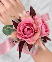 Load image into Gallery viewer, Everlasting flowers school formal / prom / wedding Shabby Chic corsage
