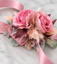 Load image into Gallery viewer, Everlasting flowers school formal / prom / wedding Shabby Chic corsage
