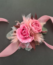 Load image into Gallery viewer, Everlasting flowers school formal / prom / wedding Shabby Chic corsage
