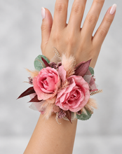 Load image into Gallery viewer, Everlasting flowers school formal / prom / wedding Shabby Chic corsage

