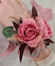 Load image into Gallery viewer, Everlasting flowers school formal / prom / wedding Shabby Chic corsage

