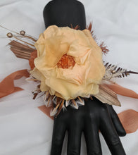 Load image into Gallery viewer, Preserved French rose rustic style corsage – school formal, prom, graduation, wedding
