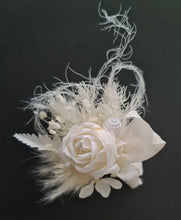 Load image into Gallery viewer, Boho Corsage &amp; buttonhole set w peony - School formal, prom, graduation, wedding
