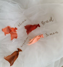 Load image into Gallery viewer, Personalised acrylic tag, custom wedding, event badge – Glitter letters
