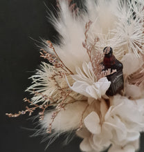 Load image into Gallery viewer, Unique Jack Daniels whiskey Boho preserved flowers buttonhole – Wedding, school formal
