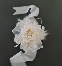 Load image into Gallery viewer, Off White Everlasting Flowers Corsage AB1161 - School formal, prom, graduation, wedding
