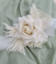 Load image into Gallery viewer, Off White Everlasting Flowers Corsage AB1167 - School formal, prom, graduation, wedding
