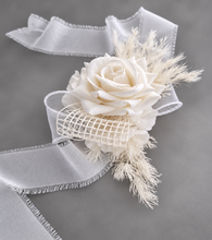 Load image into Gallery viewer, Off White Everlasting Flowers Corsage AB1167 - School formal, prom, graduation, wedding

