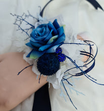 Load image into Gallery viewer, Dark Blue &amp; Green Corsage AB1168 - School formal, prom, graduation, wedding

