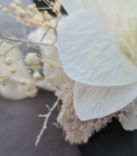 Load image into Gallery viewer, Real touch white orchid corsage &amp; buttonhole set AB1179 - School formal, prom, graduation, wedding
