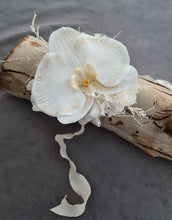 Load image into Gallery viewer, Real touch nude orchid corsage &amp; buttonhole set AB1180 - School formal, prom, graduation, wedding
