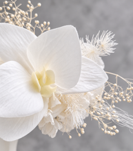 Load image into Gallery viewer, Real touch white orchid corsage &amp; buttonhole set AB1181 - School formal, prom, graduation, wedding

