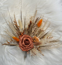 Load image into Gallery viewer, Fluffy orange / terracotta / neutral Cake topper
