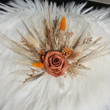 Load image into Gallery viewer, Fluffy orange / terracotta / neutral Cake topper
