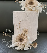 Load image into Gallery viewer, Champagne gold, white, neutral Double cake topper
