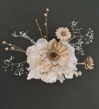 Load image into Gallery viewer, Champagne gold, white, neutral Double cake topper
