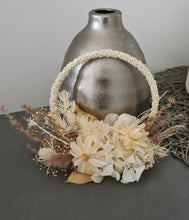 Load image into Gallery viewer, Handcrafted boho daisy flowers hoop / cake topper – 5inch
