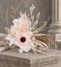 Load image into Gallery viewer, Champagne gold &amp; blush Floral Cake topper

