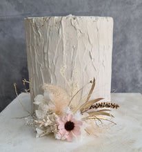 Load image into Gallery viewer, Champagne gold &amp; blush Floral Cake topper
