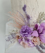 Load image into Gallery viewer, Violet, purple, blush Floral Cake Topper
