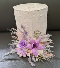 Load image into Gallery viewer, Violet, purple, blush Floral Cake Topper
