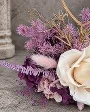 Load image into Gallery viewer, Happy Birthday Lilac Purple Floral Cake Topper
