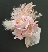 Load image into Gallery viewer, Sophisticated nude peony everlasting flowers corsage &amp; buttonhole AB2031 - School formal, prom, graduation
