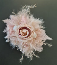 Load image into Gallery viewer, Sophisticated nude peony everlasting flowers corsage &amp; buttonhole AB2031 - School formal, prom, graduation
