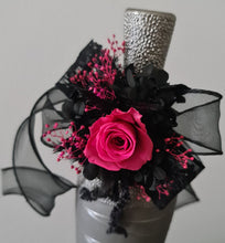Load image into Gallery viewer, Hot pink fuchsia Preserved rose corsage AB2039 - School formal, prom, graduation
