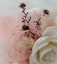 Load image into Gallery viewer, Everlasting preserved flowers Stirlingia corsage pastel pink &amp; white AB2047 - School formal, prom, graduation
