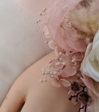 Load image into Gallery viewer, Everlasting preserved flowers Stirlingia corsage pastel pink &amp; white AB2047 - School formal, prom, graduation
