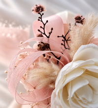 Load image into Gallery viewer, Everlasting preserved flowers Stirlingia corsage pastel pink &amp; white AB2047 - School formal, prom, graduation
