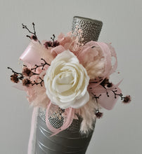 Load image into Gallery viewer, Everlasting preserved flowers Stirlingia corsage pastel pink &amp; white AB2047 - School formal, prom, graduation
