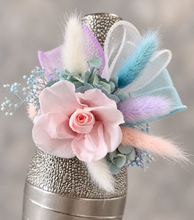 Load image into Gallery viewer, Preserved rose snap lock corsage in pastel colours AB2052 - School formal, prom, graduation
