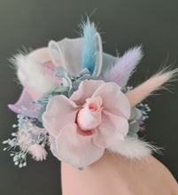 Load image into Gallery viewer, Preserved rose snap lock corsage in pastel colours AB2052 - School formal, prom, graduation
