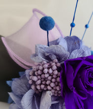 Load image into Gallery viewer, Preserved rose purple, violet, blue snap lock corsage AB2054 - School formal, prom, graduation
