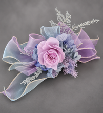 Load image into Gallery viewer, Pastel unicorn colours preserved rose corsage AB2056 - School formal, prom, graduation
