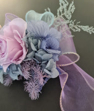 Load image into Gallery viewer, Pastel unicorn colours preserved rose corsage AB2056 - School formal, prom, graduation
