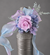 Load image into Gallery viewer, Pastel unicorn colours preserved rose corsage AB2056 - School formal, prom, graduation
