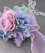 Load image into Gallery viewer, Pastel unicorn colours preserved rose corsage AB2056 - School formal, prom, graduation
