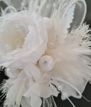 Load image into Gallery viewer, White preserved peony corsage AB2058 - School formal, prom, graduation
